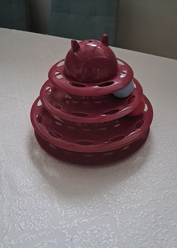 Kediler için Çok Katmanlı Kırmızı Oyuncak - Görsel 2