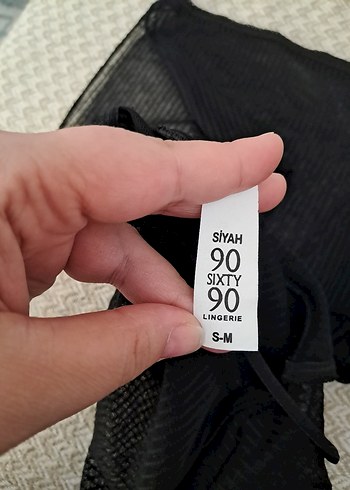 38 Beden Siyah İnce Askılı Mini Kadın Pijama Takımı