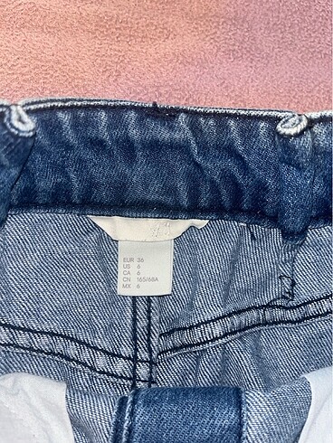36 Beden mavi Renk H&M kot etek