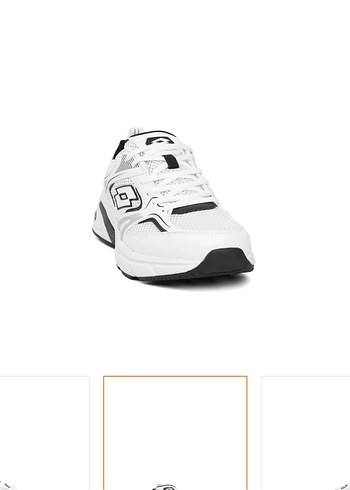 Lotto ATHENS 4FX Erkek Koşu Ayakkabısı Beyaz Siyah - Görsel 2