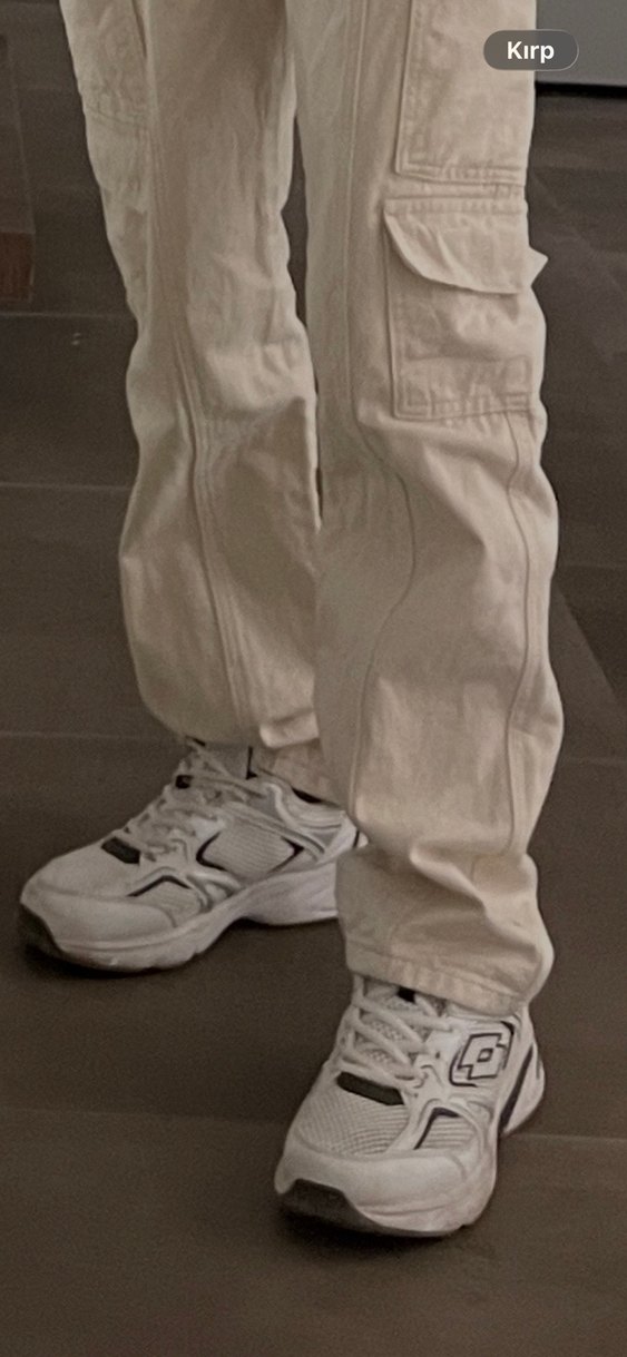 Lotto ATHENS 4FX Erkek Koşu Ayakkabısı Beyaz Siyah - Görsel 4