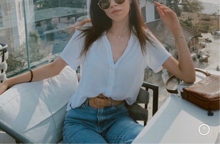 Diğer Beyaz kısa kollu gömlek