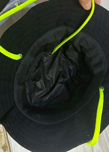 Siyah Kadın Elastik Avant-Garde Şapka - Görsel 3