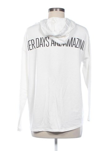 Lcw Beyaz Kapüşonlu Kadın Sweatshirt - Görsel 2