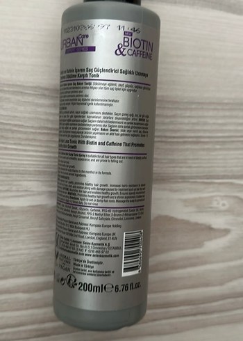 Urban Core Biotin & Kafein Saç ve Saç Derisi Toniği - Görsel 2