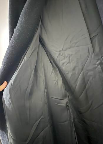 Zara akrilik kaşe kaban - Görsel 9