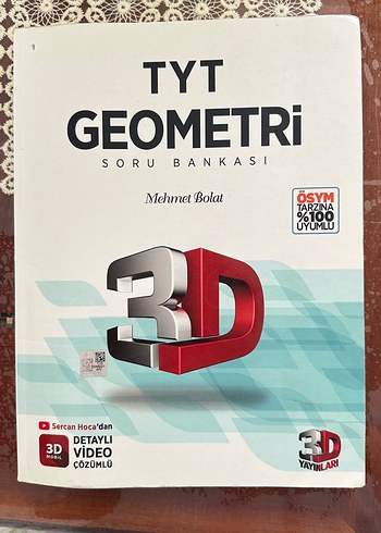 TYT Geometri Soru Bankası 3D Video Çözümlü