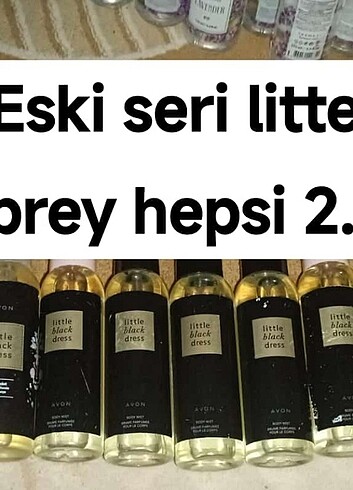 Avon litte black sprey eski seri 