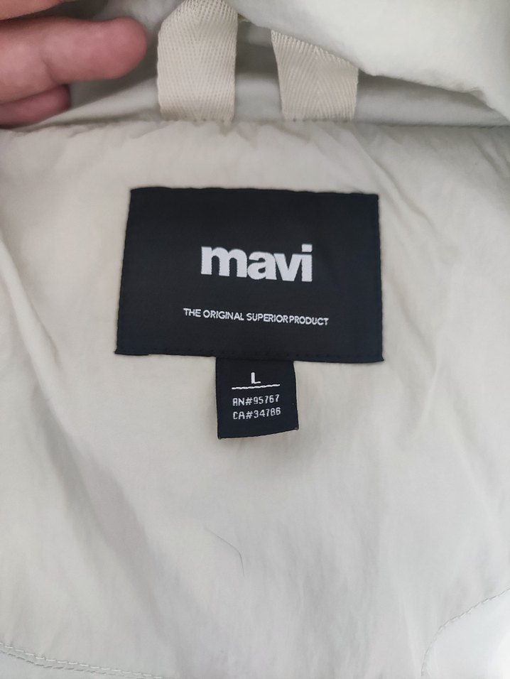 Bej Erkek Midi Kışlık Mont Kürk Detaylı - Görsel 4