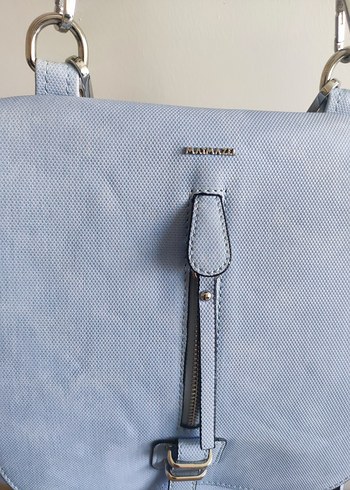 Mavi Süet Kadın Sırt Çantası (Orijinal Matmazel) - Görsel 5