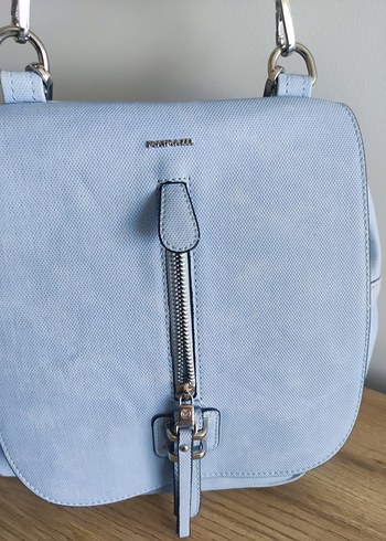 Mavi Süet Kadın Sırt Çantası (Orijinal Matmazel) - Görsel 4