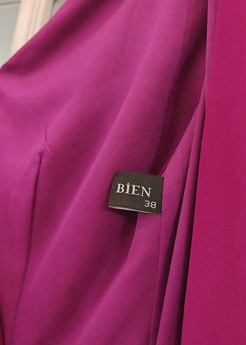 Mor Uzun Drapeli Kadın Tulum - Görsel 7