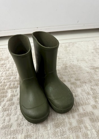 29 Beden yeşil Renk Erkek Çocuk Haki Kauçuk Çizme