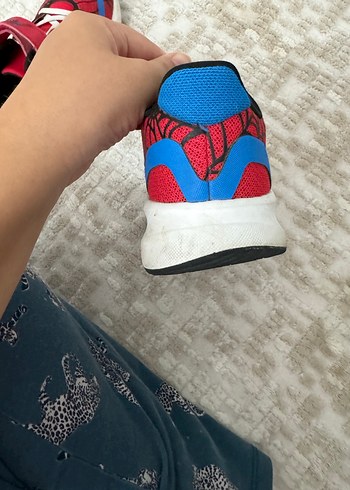 Adidas Çocuk Kırmızı Baskılı Cırt Cırtlı Spor Ayakkabı