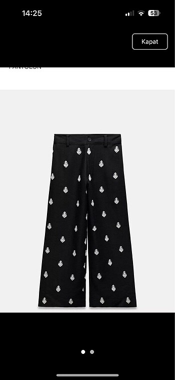 Zara pantolon