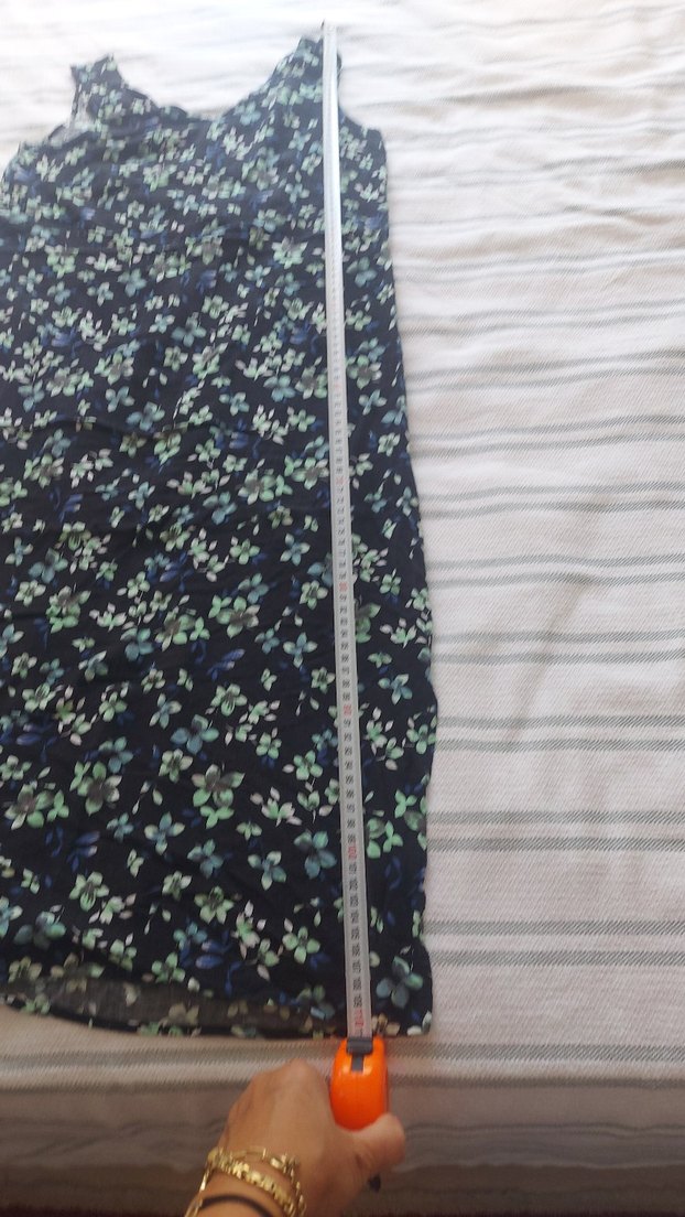 Çiçek Desenli Çok Renkli Kadın Elbise - Görsel 2