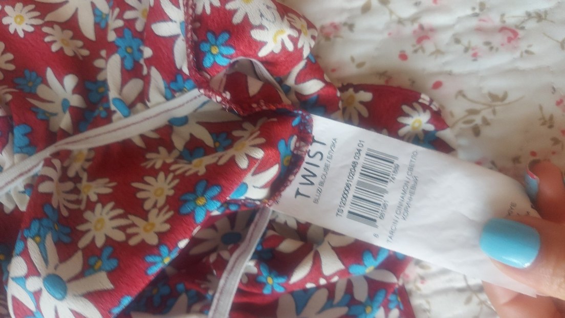 #Twist marka çiçekli bluz - Görsel 3