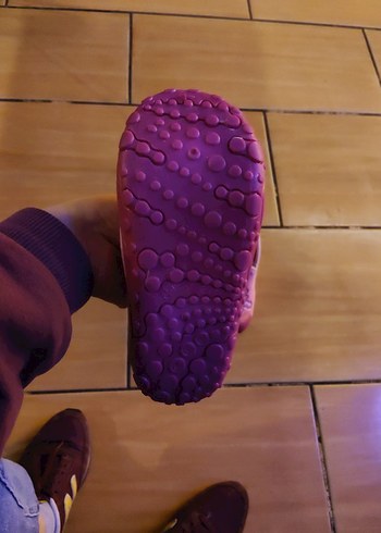 Kız Çocukları için Pembe Sıcak Terlikler - Görsel 3