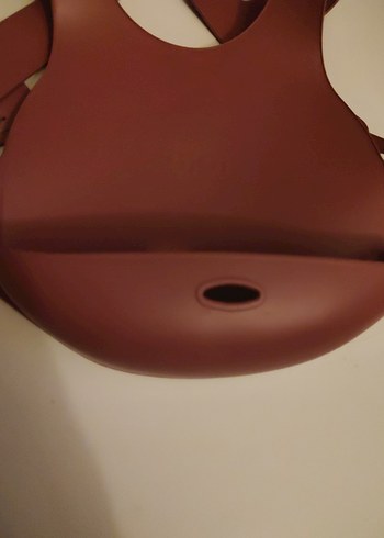 Bordo Bebek Önlüğü - Görsel 2