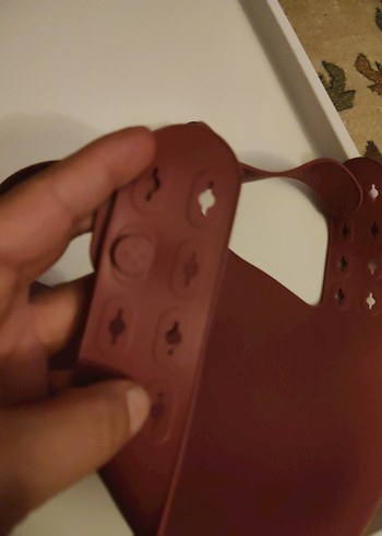 Bordo Bebek Önlüğü - Görsel 3