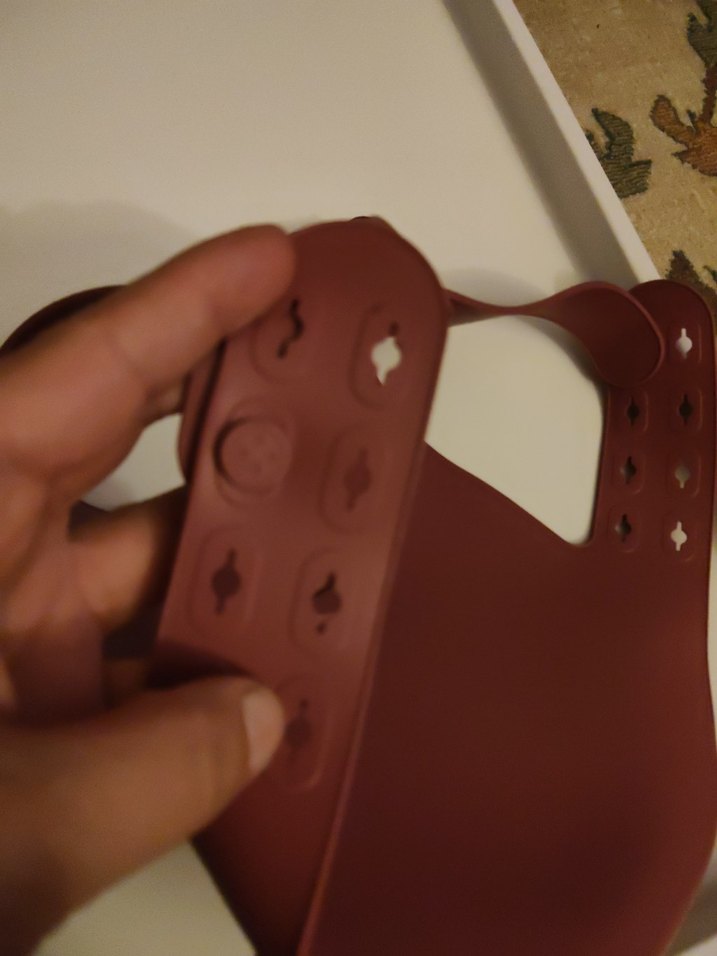 Bordo Bebek Önlüğü - Görsel 3