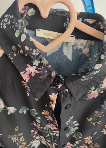 kolları fırfırlı şifon gömlek - Görsel 3