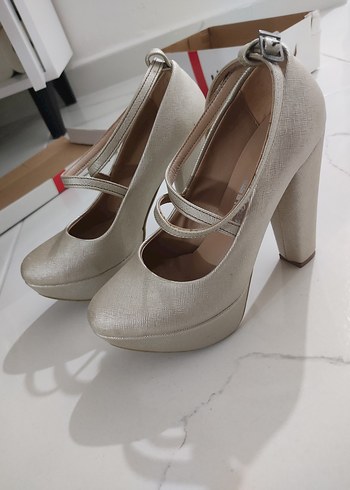 kalın topuklu ayakkabı - Görsel 2