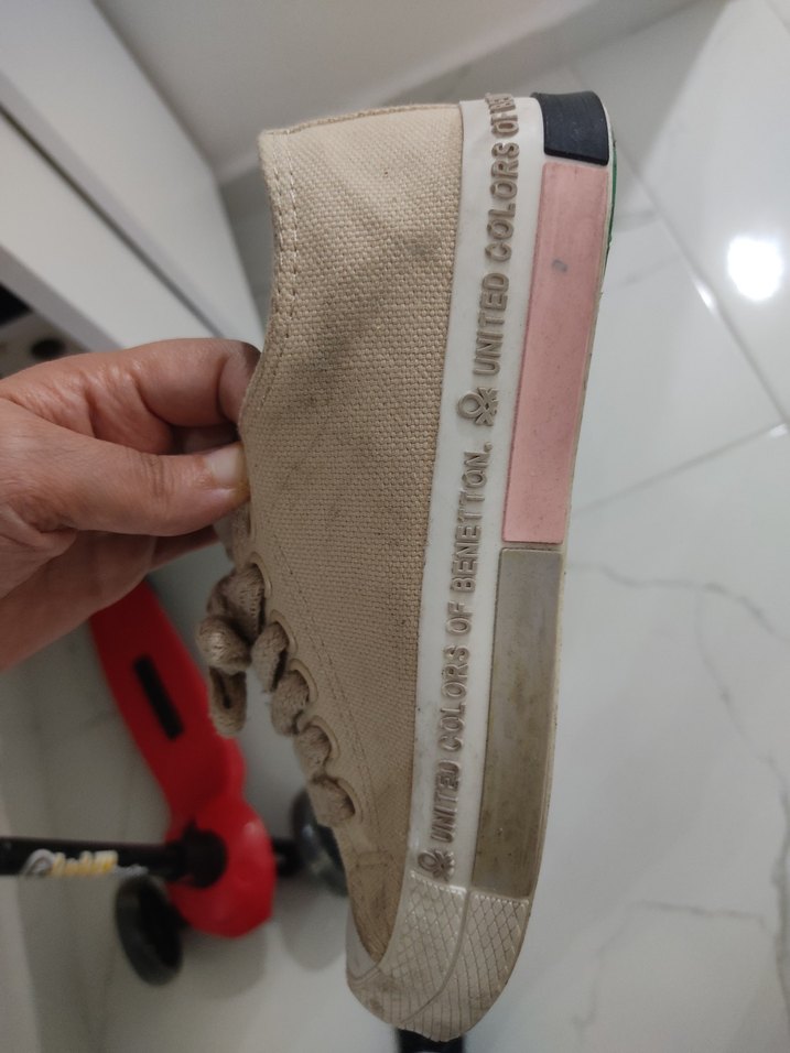 Çok az giyilmiş Benetton converse - Görsel 4