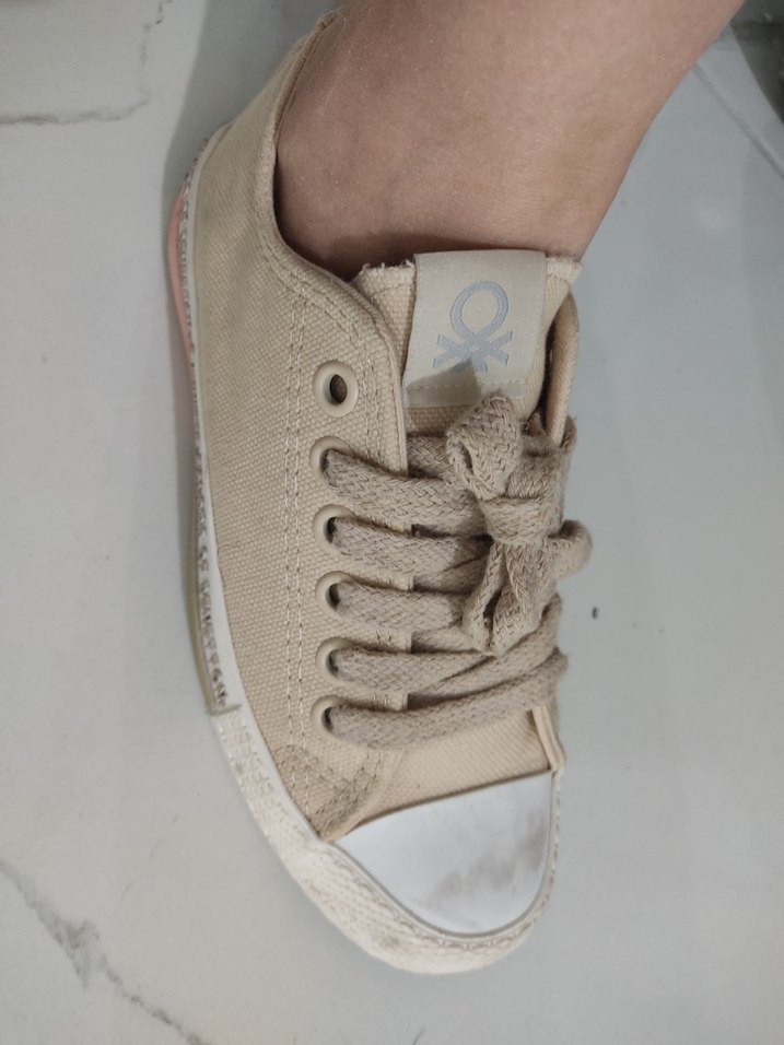 Çok az giyilmiş Benetton converse - Görsel 3