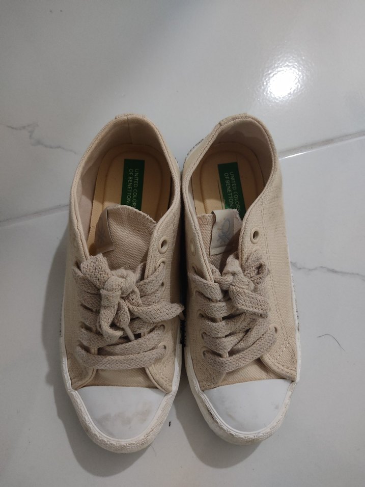 Çok az giyilmiş Benetton converse - Görsel 2