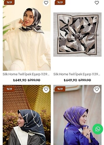 Beden Silk home 0 twill ipek eşarp