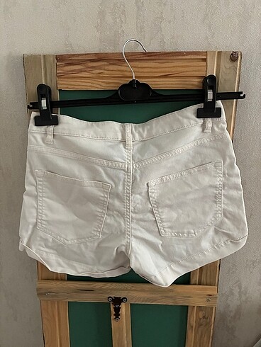 s Beden beyaz Renk H&M beyaz mini şort