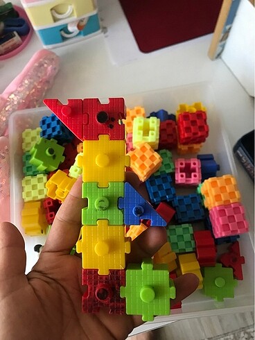  Beden Renk Lego eğitici oyuncak