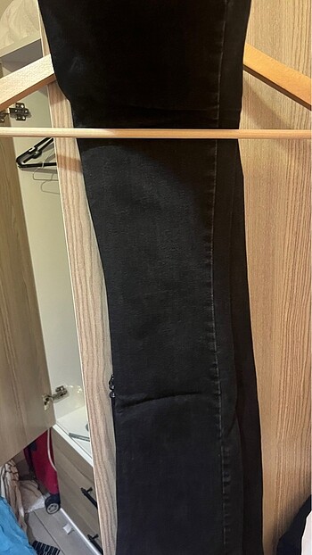 Siyah eskitme İspanyol paça - Görsel 2