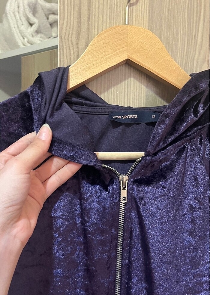 Kadife spor ceket - Görsel 4