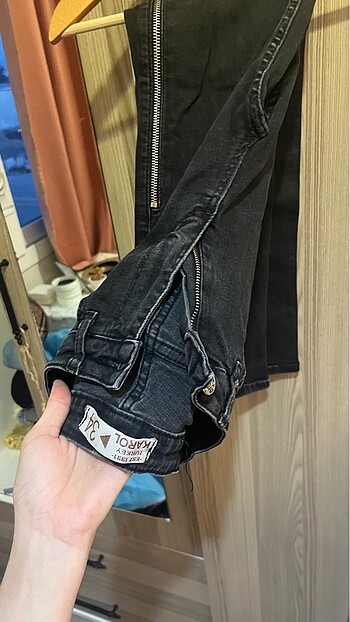 Fermuar detaylı kot - Görsel 3