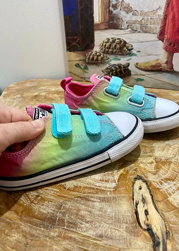 Renkli Bağcıksız Kız Çocuk Spor Ayakkabı - Görsel 2