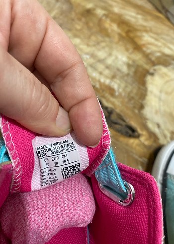 Renkli Bağcıksız Kız Çocuk Spor Ayakkabı - Görsel 6