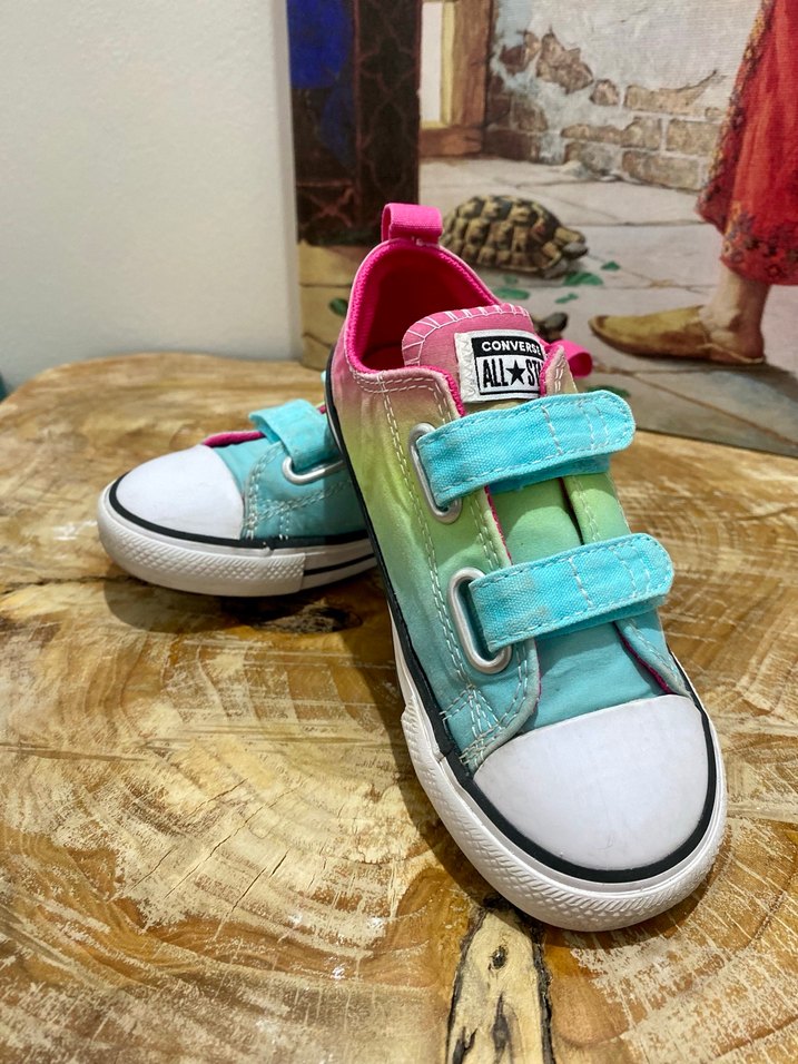 Renkli Bağcıksız Kız Çocuk Spor Ayakkabı - Görsel 5