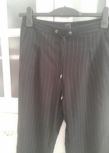 40 Beden Gri Kadın Piliseli Salaş Kumaş Pantolon