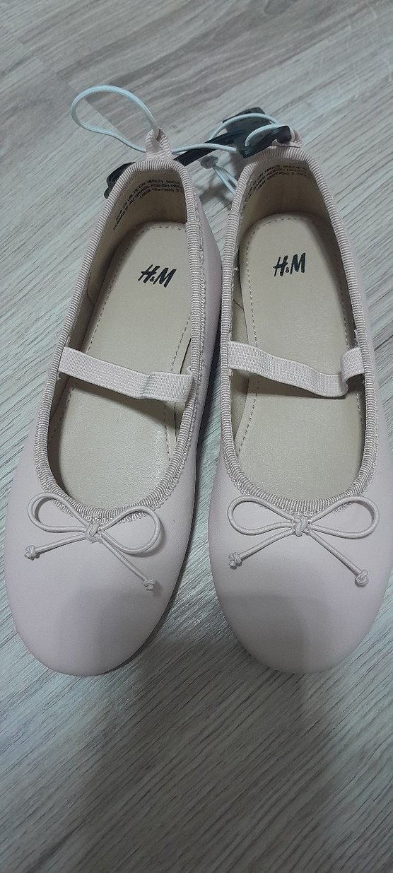 Bej Elastik Bantlı Kız Babet Ayakkabı - Görsel 2