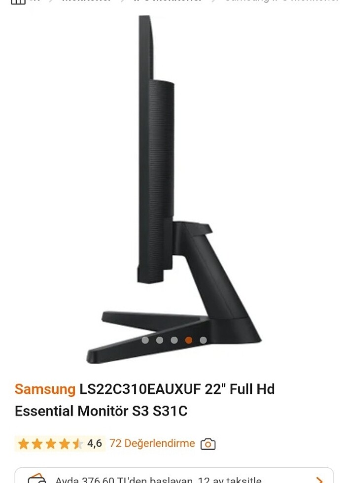 Samsung monitor  - Görsel 2