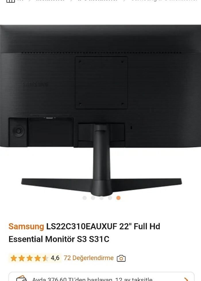Samsung monitor  - Görsel 3