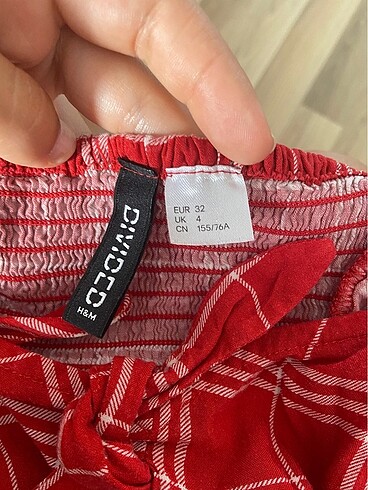 H&M Pötikareli H&M elbise