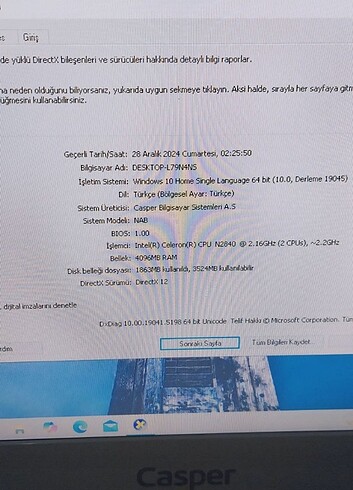 Casper Nab pc