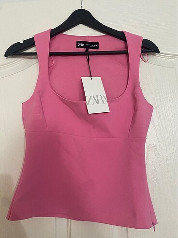 Zara askılı bluz