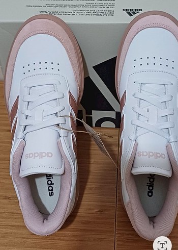 38 Beden Adidas Pembe Platform Topuk Kadın Spor Ayakkabı
