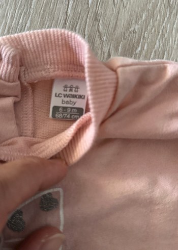 Kız Çocuk Pembe Fırfırlı Sweatshirt - Görsel 3