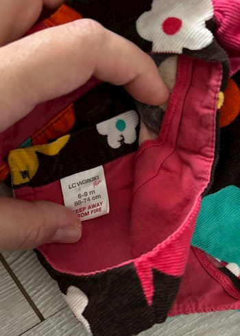 Çiçek Desenli Renkli Kız Çocuk Elbise - Görsel 3