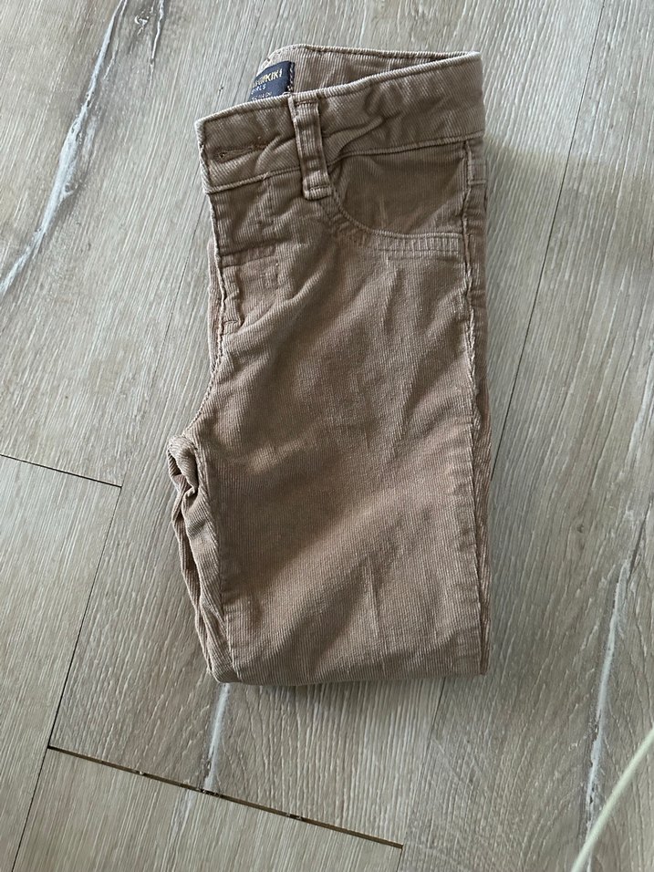 Bej Süet Erkek Çocuk Pantolon - Görsel 5